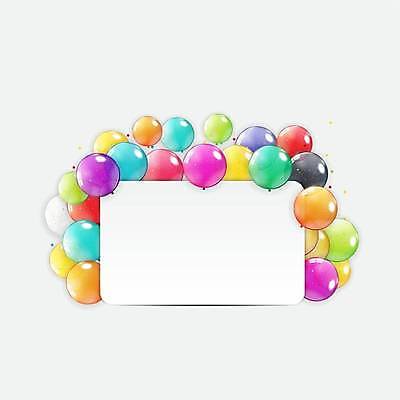 EPS 해외이미지 일러스트 사람없음 컬러풀 이벤트용품 풍선 해외일러스트 컬러 이벤트 오브젝트 파일형식 벡터 이미지허브