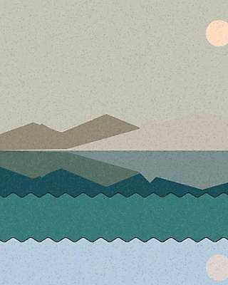 EPS 해외이미지 디자인 포스터 호수 바다 일러스트 하늘 기술 미술 풍경 물 빛 강 컬러풀 태양 라벨 맑음 기하학 발생 스타일 수평선 해외일러스트 자연요소 컬러 무늬 날씨 문화예술 프레임 파일형식 벡터 이미지허브