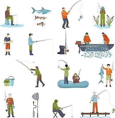 EPS 해외이미지 디자인 남자 컨셉 일러스트 낚시 휴식 부츠 어류 어업 사람 취미 장식 물 세트 도구 잡기 그물 기다림 플랫 큼 수집 양동이 심볼 오브젝트 낚시꾼 고립 해외일러스트 자연요소 산업 신발 모션 레저 수중동물 크기 파일형식 벡터 이미지허브