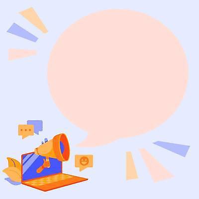 EPS 해외이미지 디자인 백그라운드 컨셉 말풍선 잎 일러스트 비즈니스 커뮤니케이션 대화 들기 사람없음 노트북 확성기 외침 공백 메시지 손모양 이모티콘 카피스페이스 해외일러스트 모양 식물 모션 말하기 전자제품 소리 파일형식 벡터 손_신체부위 이미지허브