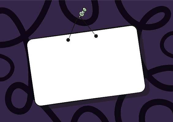 EPS 해외이미지 백그라운드 일러스트 프레임 사람없음 메모지 압정 카피스페이스 해외일러스트 사무용품 공백 파일형식 벡터 이미지허브