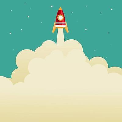 EPS 해외이미지 별 백그라운드 일러스트 프레임 사람없음 로켓 연기 카피스페이스 해외일러스트 자연요소 공백 파일형식 벡터 이미지허브