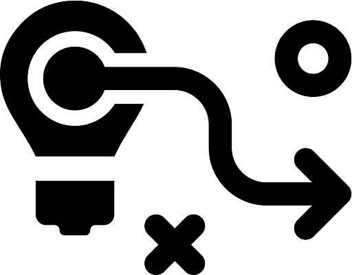 EPS 해외이미지 화살표 일러스트 비즈니스 전구 아이디어 사람없음 X O 해외일러스트 알파벳 컨셉 파일형식 벡터 이미지허브