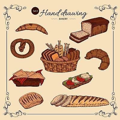 EPS 해외이미지 전통 손 디자인 음식 백그라운드 컨셉 토마토 일러스트 치즈 프레임 샌드위치 요리 미술 장식 세트 바구니 상점 식사 빵집 신선 바게트 상품 밀 굽기 수집 오브젝트 슬라이스 반죽 롤 밀가루 모음 덩어리 고립 번 페스츄리 브레첼 해외일러스트 빵 채소 문화예술 디저트 유제품 곡류 신체부위 가루 구이 파일형식 벡터 사람 이미지허브