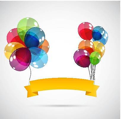 EPS 해외이미지 일러스트 사람없음 컬러풀 이벤트용품 풍선 해외일러스트 컬러 이벤트 오브젝트 파일형식 벡터 이미지허브