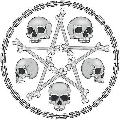 EPS 해외이미지 디자인 옷 별 종교 티셔츠 일러스트 뼈 골격 미술 금속 어둠 할로윈 죽음 의식 악마 문신 심볼 군용 예술가 나쁜 지옥 해골모형 해외일러스트 자연요소 셔츠 재질 문화예술 군대 모형 파일형식 벡터 이미지허브