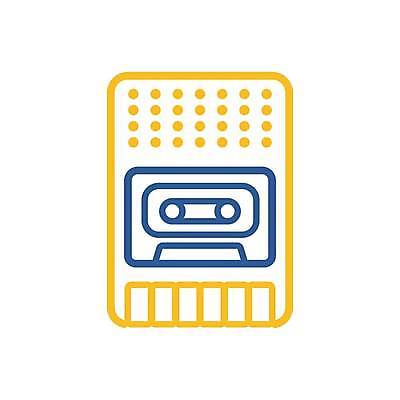 EPS 해외이미지 음악 일러스트 사람없음 카세트테이프 휴대용 아날로그 카세트라디오 카세트플레이어 플레이어 해외일러스트 문화예술 오브젝트 라디오 파일형식 벡터 이미지허브