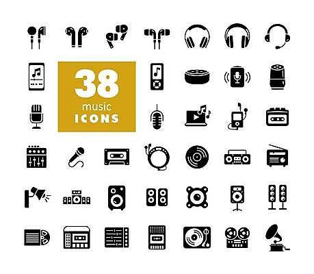 EPS 해외이미지 음악 이어폰 음표 일러스트 조명 사람없음 세트 헤드폰 스피커 소리 듣기 카세트테이프 볼륨 MP3 마이크 라디오 재생 아날로그 축음기 무선이어폰 방송장비 소리굽쇠 전원버튼 해외일러스트 기호 음향기기 모션 버튼 문화예술 전자제품 장비 골동품 전원_전기 파일형식 벡터 이미지허브