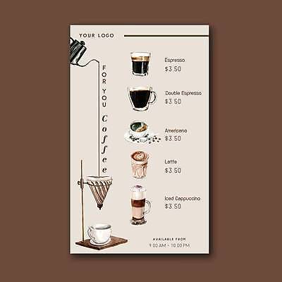 EPS 해외이미지 포스터 커피 일러스트 잔 아메리카 사람없음 카페 원두 붓기 커피잔 커피포트 컵받침 메뉴판 아메리카노 카푸치노 에스프레소 드립커피 라떼 베이지색 핸드드립 해외일러스트 식기 음료 컬러 모션 주전자 상점 받침대 대륙 커피용품 파일형식 벡터 이미지허브