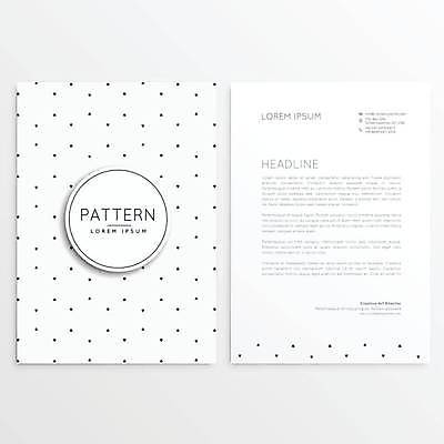 EPS 해외이미지 템플릿 패턴 일러스트 비즈니스 사람없음 물방울무늬 흰색 원형 모던 심플 레터헤드 해외일러스트 도형 컬러 무늬 파일형식 벡터 이미지허브