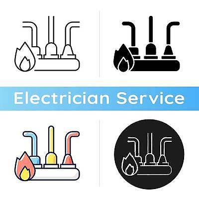 EPS 해외이미지 일러스트 사람없음 세트 원형 플러그 전기에너지 위험 화재 멀티탭 해외일러스트 도형 컨셉 에너지 사건 파일형식 벡터 이미지허브