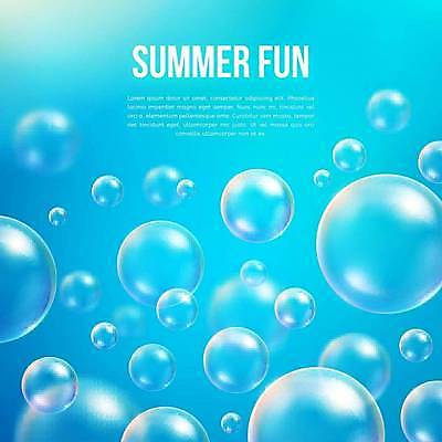 EPS 해외이미지 하늘색 일러스트 사람없음 거품 물방울 원형 해외일러스트 도형 파란색 파일형식 벡터 이미지허브