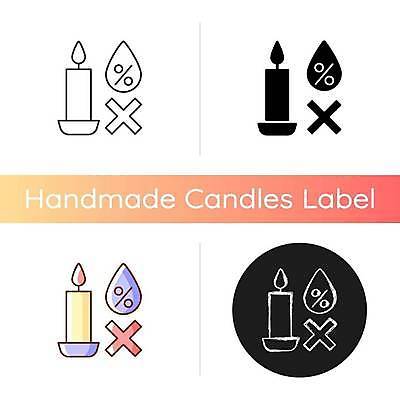 EPS 해외이미지 일러스트 초 사람없음 세트 금지 원형 수분 해외일러스트 도형 파일형식 벡터 이미지허브