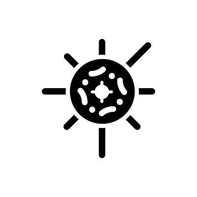 EPS 해외이미지 일러스트 바이러스 심볼 감염 박테리아 해외일러스트 의학 파일형식 벡터 이미지허브