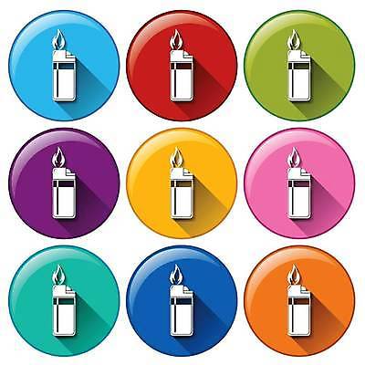 EPS 해외이미지 일러스트 사람없음 세트 원형 라이터 해외일러스트 도형 파일형식 벡터 이미지허브