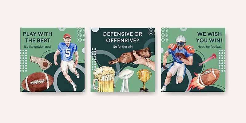 EPS 해외이미지 전신 남자 스포츠 유니폼 일러스트 맥주 성인 두명 초록색 미식축구 붓기 헬멧 트로피 럭비공 맥주병 미식축구선수 성인남자만 해외일러스트 옷 컬러 공 모션 술병 운동선수 주류 사람 구기 보호장비 상_우승 럭비용품 남자만 성인만 파일형식 벡터 이미지허브