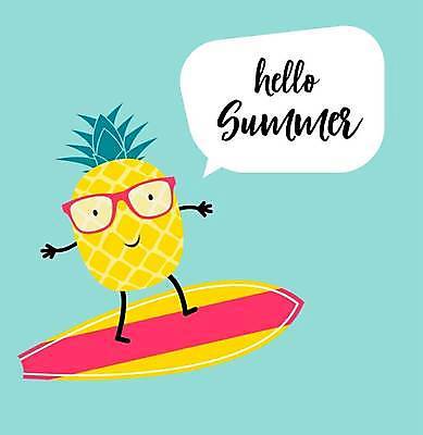 EPS 해외이미지 캐릭터 말풍선 일러스트 팔벌리기 서기 사람없음 선글라스 인사 서핑보드 파인애플 해외일러스트 일러캐릭터 안경 과일 모션 예절 보드_스포츠 열대과일 파일형식 벡터 이미지허브