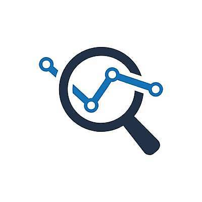 EPS 해외이미지 일러스트 비즈니스 돋보기 사람없음 자료 분석 검색 꺾은선그래프 해외일러스트 컨셉 그래프 파일형식 벡터 이미지허브