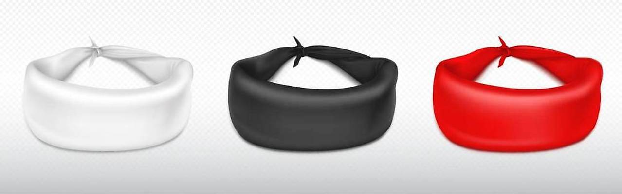 EPS 해외이미지 템플릿 디자인 옷 여자 남자 얼굴 백그라운드 유니폼 일러스트 가면 빨간색 세트 머리 유행 검은색 목도리 공백 덮개 흰색 직물 머리띠 투명 카우보이 실크 천 매듭 목 해적 마디 깡패 거짓 고립 목업 스타일 브랜딩 현실 반다나 해외일러스트 잡화 컬러 장신구 사람 신체부위 뚜껑 도둑 파일형식 벡터 헤어액세사리 장식 범인 범죄 이미지허브