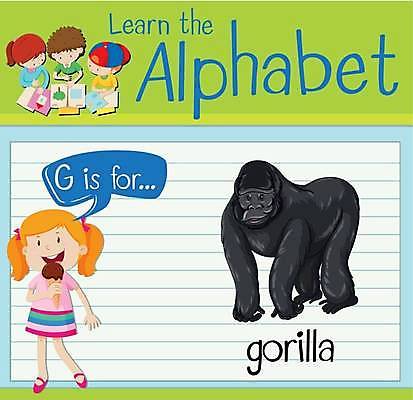 EPS 해외이미지 전신 영어 여자 남자 어린이 말풍선 일러스트 아이스크림 영어교육 들기 소년 여러명 상반신 단어 학습 고릴라 단어공부 어린이만 단어장 해외일러스트 문자 교육 다수 포유류 모션 디저트 사람 공책 파일형식 벡터 이미지허브