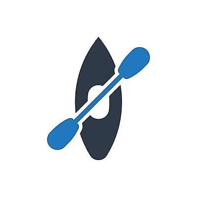 EPS 해외이미지 스포츠 일러스트 여름 보트 심볼 카약 해외일러스트 계절 배_교통 수상스포츠 파일형식 벡터 이미지허브