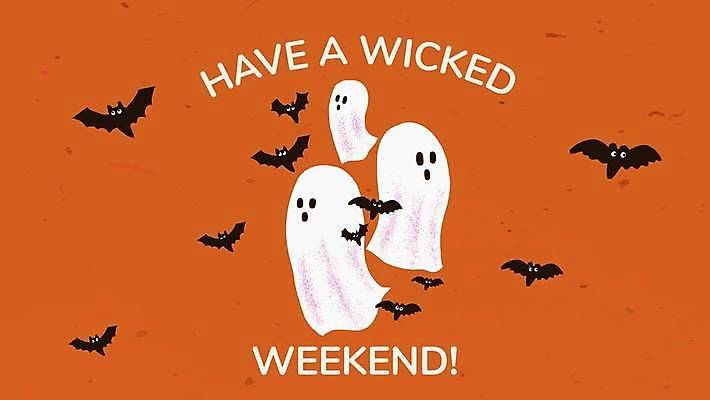 EPS 해외이미지 템플릿 디자인 영어 포스터 일러스트 타이포그라피 사람없음 주황색 할로윈 영혼 유령 박쥐 호러 해외일러스트 문자 컬러 포유류 공포 파일형식 벡터 이미지허브