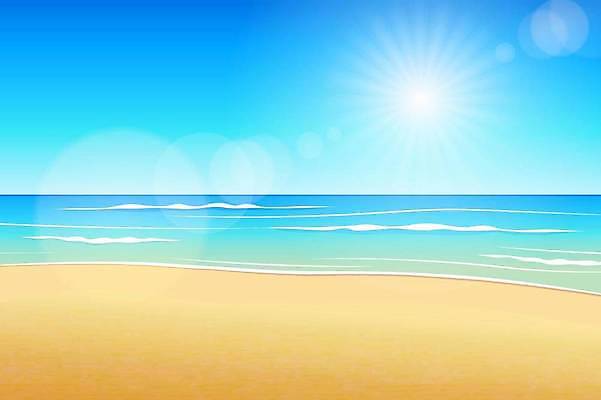 EPS 해외이미지 모래 파도 바다 여행 백그라운드 일러스트 자연 벽지 하늘 휴식 건강 야외 물 파란색 햇빛 태양 맑음 침묵 꿈 낭만 흰색 질감 장면 파라다이스 수평선 해외일러스트 자연요소 컬러 컨셉 날씨 소리 생태계 파일형식 벡터 이미지허브