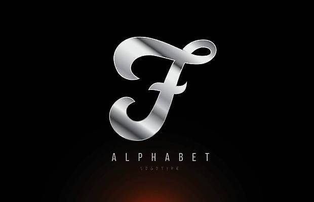 EPS 해외이미지 모양 템플릿 디자인 알파벳 백그라운드 일러스트 회사 비즈니스 금속 회색 고급 은색 편지 심볼 신분 F 엘리먼트 활자 해외일러스트 영어 컬러 컨셉 재질 활자판 파일형식 벡터 이미지허브