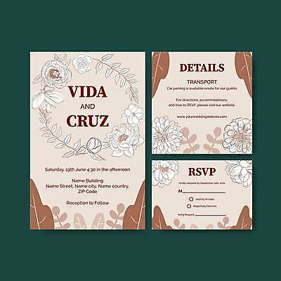 EPS 해외이미지 템플릿 꽃 잎 일러스트 사람없음 원예 베이지색 아네모네 해외일러스트 식물 컬러 취미 파일형식 벡터 이미지허브