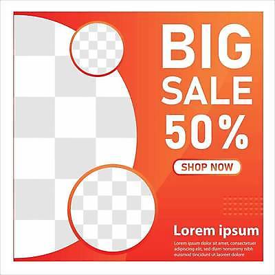 EPS 해외이미지 디자인 일러스트 추상 타이포그라피 사람없음 쇼핑 세일 주황색 흰색 빅세일 해외일러스트 문자 컬러 무늬 파일형식 벡터 이미지허브