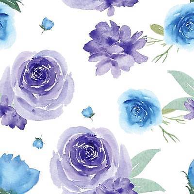 EPS 해외이미지 백그라운드 패턴 일러스트 사람없음 파란색 장미 엘리먼트 해외일러스트 꽃 컬러 무늬 파일형식 벡터 이미지허브