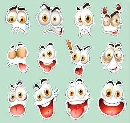 EPS 해외이미지 클립아트 템플릿 캐릭터 감정 얼굴 백그라운드 스티커 일러스트 생물 표정 미술 그래픽 세트 입 그룹 악마 수집 눈물 그림 클립 팩 충격 몬스터 옛날 많음 시리즈 표현성 해외일러스트 일러캐릭터 컨셉 문화예술 신체부위 화장품 파일형식 벡터 이미지허브