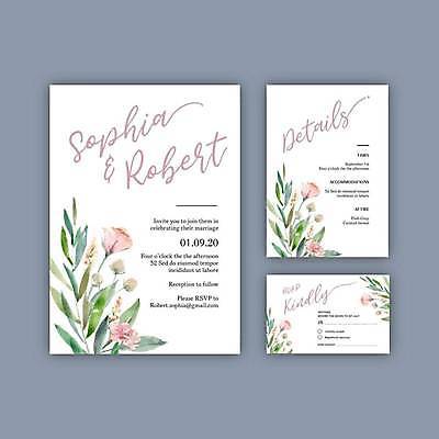 EPS 해외이미지 템플릿 꽃 분홍색 결혼 잎 일러스트 사람없음 연두색 신용카드 청첩장 해외일러스트 식물 컬러 카드_감사 이벤트 초록색 금융 파일형식 벡터 이미지허브