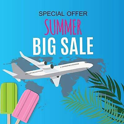 EPS 해외이미지 디자인 배너 여행 세계지도 일러스트 아이스크림 비행기 사람없음 파란색 여름휴가 바캉스 쇼핑 세일 빅세일 열대잎 트로피컬아트 해외일러스트 컬러 잎 지도 항공교통 휴가 디저트 대중교통 세계 그림 파일형식 벡터 여름_계절 이미지허브