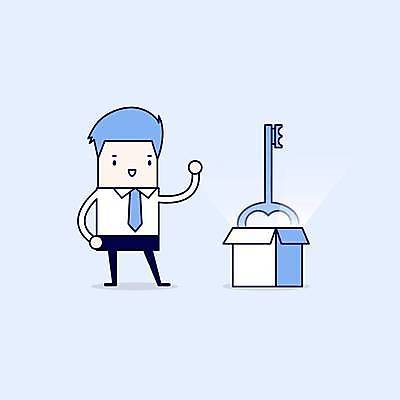 EPS 해외이미지 전신 남자 허리손 하늘색 일러스트 열쇠 한명 서기 성인 상자 손들기 비즈니스맨 오픈 비즈니스캐릭터 성인남자한명만 해외일러스트 일러캐릭터 캐릭터 1 포즈 비즈니스 모션 사람 파란색 직장인 남자한명만 성인남자만 파일형식 벡터 이미지허브