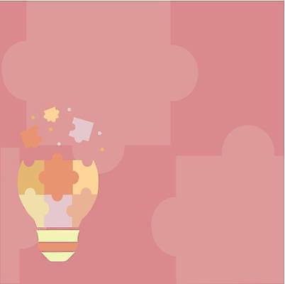 EPS 해외이미지 백그라운드 일러스트 프레임 사람없음 퍼즐 전구모양 카피스페이스 해외일러스트 모양 전구 공백 파일형식 벡터 이미지허브