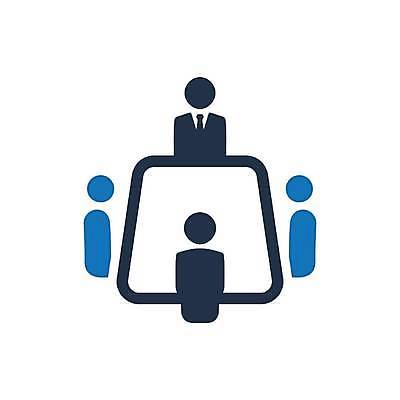 EPS 해외이미지 일러스트 비즈니스 회의 협력 사람모양 사람없음 토론 책상 세미나 브레인스토밍 해외일러스트 모양 가구 파일형식 벡터 이미지허브