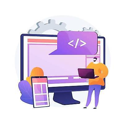 EPS 해외이미지 전신 남자 말풍선 일러스트 한명 서기 들기 성인 노트북 스마트폰 디지털 모니터 풀잎 프로그래머 프로그래밍 성인남자한명만 코딩 디지털라이프 해외일러스트 직업 1 라이프스타일 잎 모션 사람 전자제품 핸드폰 스마트기기 컴퓨터 작업 풀_식물 개발 컴퓨터교육 남자한명만 성인남자만 파일형식 벡터 이미지허브