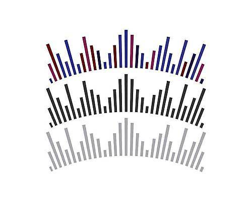 EPS 해외이미지 음악 일러스트 사람없음 소리 볼륨 스테레오 이퀄라이저 사운드웨이브 해외일러스트 문화예술 파일형식 벡터 이미지허브