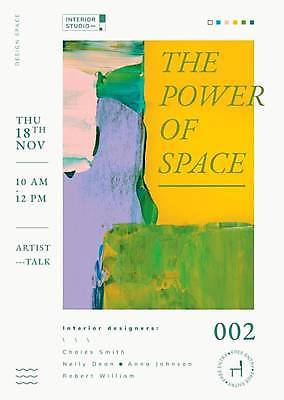 EPS 해외이미지 일러스트 타이포그라피 사람없음 인테리어 컬러풀 포스터템플릿 해외일러스트 템플릿 문자 디자인 포스터 컬러 파일형식 벡터 이미지허브