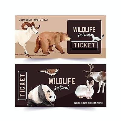 EPS 해외이미지 영어 야생동물 일러스트 곰 조류 염소 동물원 타이포그라피 사람없음 갈색 검은색 토끼 티켓 판다 담비 말코손바닥사슴 해외일러스트 동물 문자 컬러 포유류 사슴 반려동물 파일형식 벡터 이미지허브