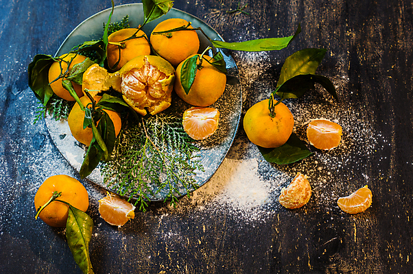 포토 JPG 해외이미지 잎 귤 실내 사람없음 여러개 가루 나무배경 해외포토 식물 다수 백그라운드 과일 내부 파일형식 이미지허브