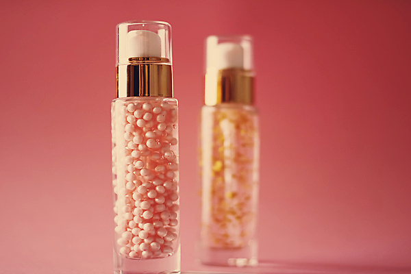 포토 JPG 해외이미지 분홍색 사람없음 뷰티 화장품 오브젝트 피부관리 진주 스킨케어 젤 해외포토 컬러 보석 파일형식 이미지허브