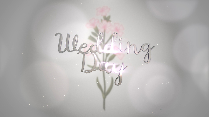 JPG 해외이미지 영어 꽃 일러스트 타이포그라피 사람없음 반짝임 은색 데이 보케 광택 결혼기념일 해외일러스트 식물 문자 기념일 컬러 모션 파일형식 이미지허브