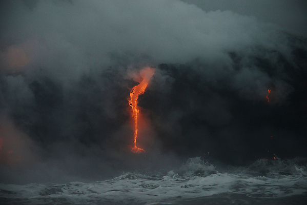 포토 JPG 해외이미지 바다 사람없음 야외 흐름 뜨거움 연기 위험 재해 화산 용암 화산섬 해외포토 섬 컨셉 산 파일형식 이미지허브