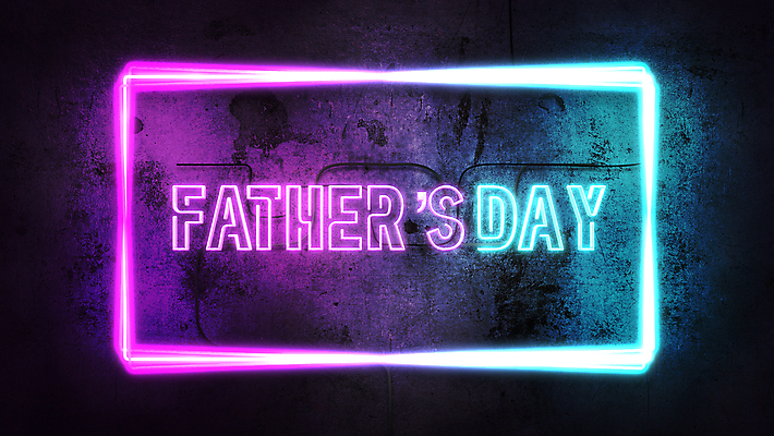 JPG 해외이미지 영어 일러스트 타이포그라피 사람없음 데이 네온 그라데이션 아버지의날 해외일러스트 문자 기념일 미국문화 파일형식 이미지허브