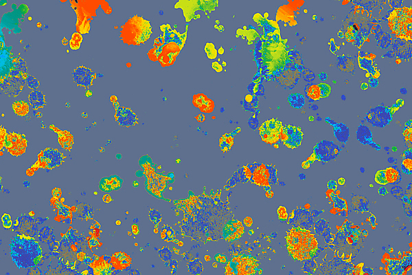 포토 JPG 해외이미지 백그라운드 사람없음 파란색 페인트 질감 유화 해외포토 컬러 미술 파일형식 이미지허브