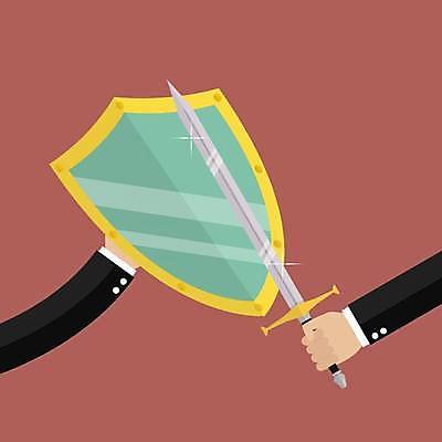 EPS 해외이미지 손 일러스트 비즈니스 모션 들기 신체부위 칼 싸움 방패 해외일러스트 사람 파일형식 벡터 이미지허브