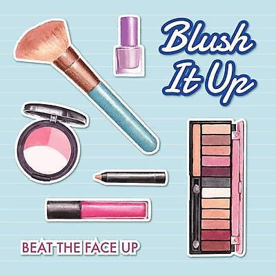 EPS 해외이미지 일러스트 수채화 사람없음 화장품 립스틱 볼터치 매니큐어 립글로스 메이크업브러쉬 섀도우팔레트 해외일러스트 화장 뷰티 붓 파일형식 벡터 이미지허브