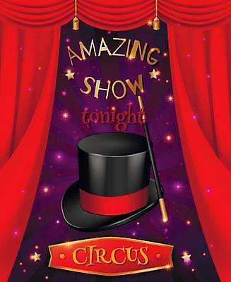 EPS 해외이미지 일러스트 타이포그라피 사람없음 빨간색 반짝임 보라색 커튼 서커스 마술사모자 마술쇼 마술지팡이 해외일러스트 문자 모자_잡화 컬러 모션 마술 마술도구 파일형식 벡터 이미지허브